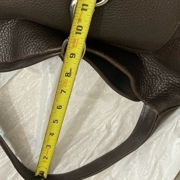 Dooney and Bourke dark brown leather shoulder bag - Picture 15 of 15